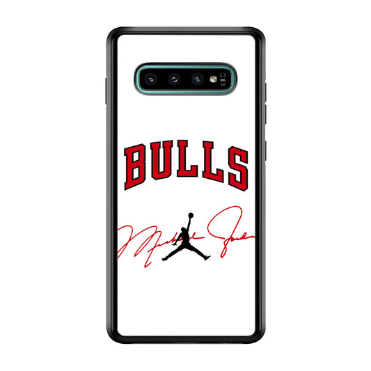 Air Jordan Chicago Bulls Signature Samsung Galaxy S10 Case