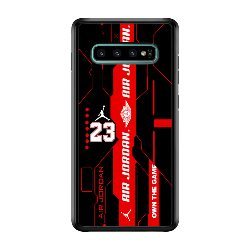 Air Jordan Crafting The Cyber Samsung Galaxy S10 Plus Case