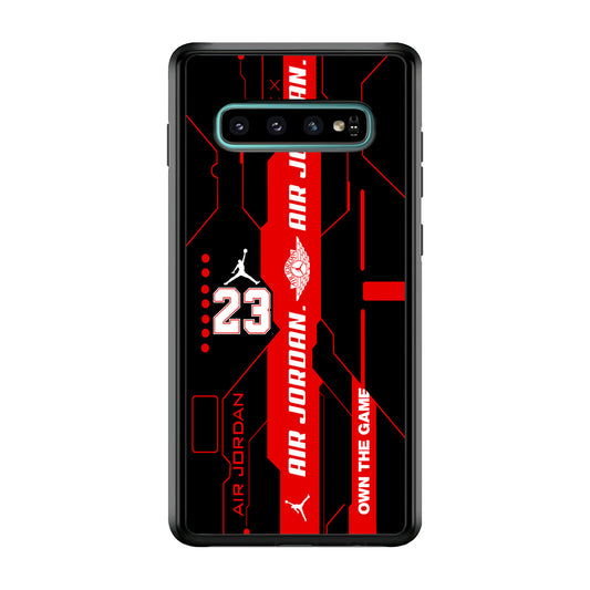 Air Jordan Crafting The Cyber Samsung Galaxy S10 Plus Case