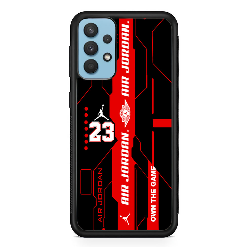 Air Jordan Crafting The Cyber Samsung Galaxy A32 Case