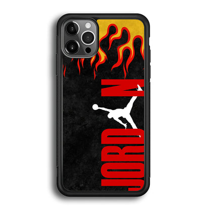 Air Jordan Flame Fire iPhone 12 Pro Max Case