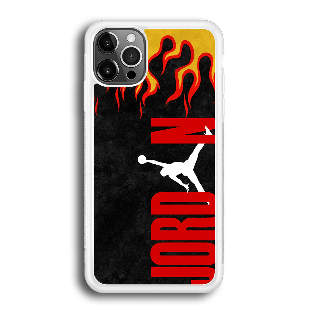 Air Jordan Flame Fire iPhone 12 Pro Max Case