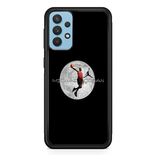 Air Jordan Flying On The Moon Samsung Galaxy A32 Case