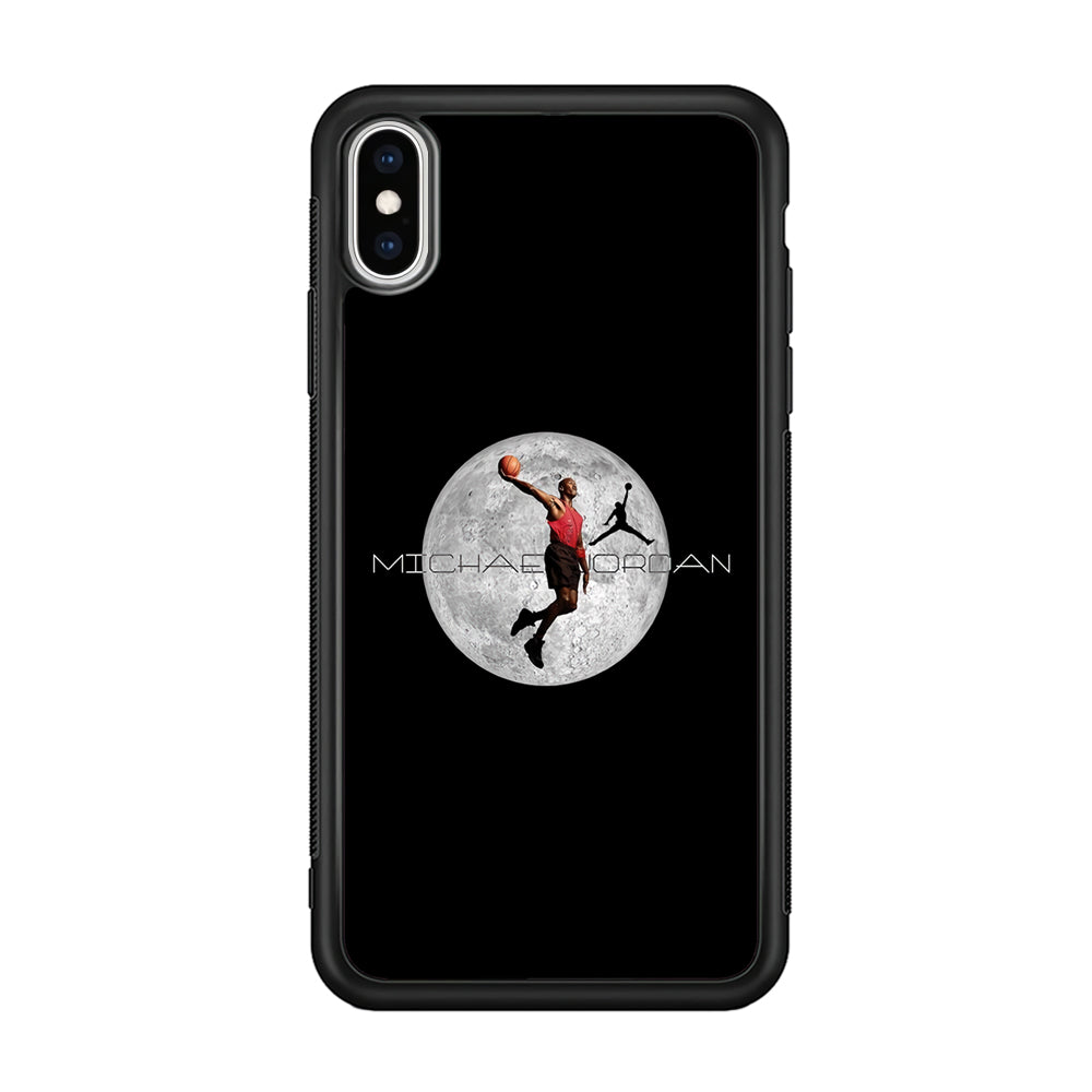 Air Jordan Flying On The Moon iPhone Xs Max Case