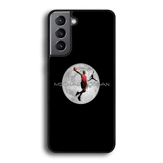 Air Jordan Flying On The Moon Samsung Galaxy S21 Plus Case - Ezzystore