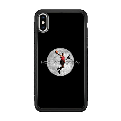 Air Jordan Flying On The Moon iPhone X Case