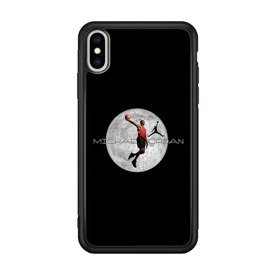 Air Jordan Flying On The Moon iPhone X Case
