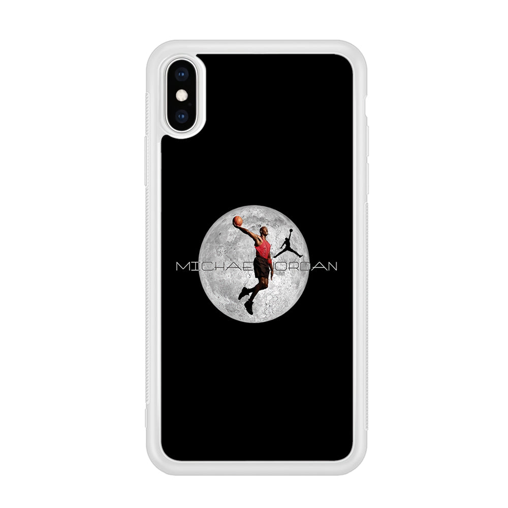 Air Jordan Flying On The Moon iPhone Xs Max Case