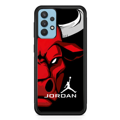 Air Jordan Icon Of Chicago Bulls Samsung Galaxy A32 Case