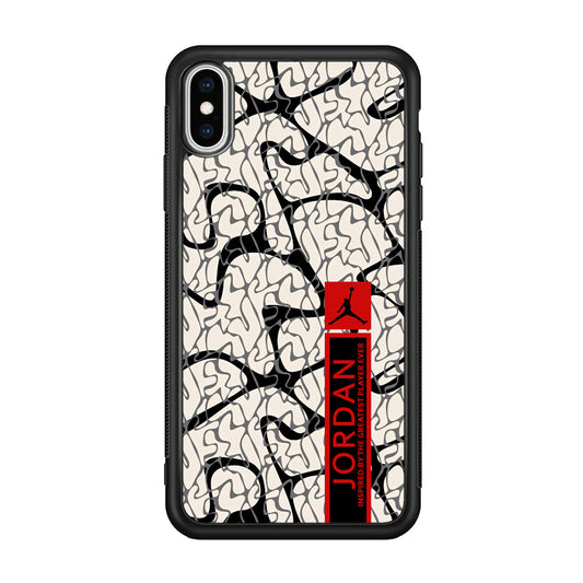 Air Jordan Inspired by Great Player iPhone X Case