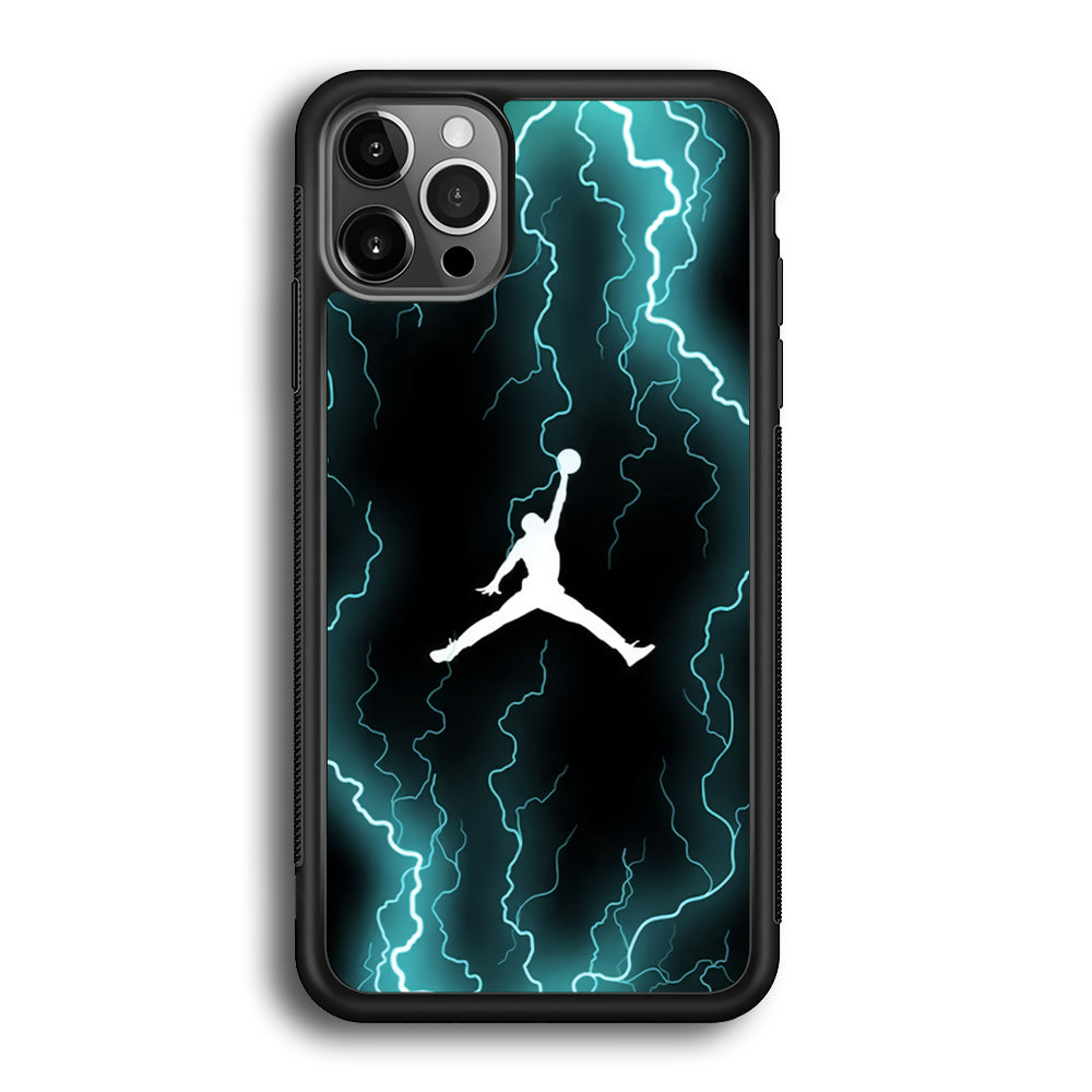 Air Jordan Lightning Pattern iPhone 12 Pro Max Case