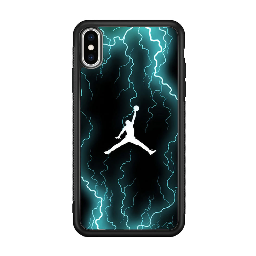 Air Jordan Lightning Pattern iPhone X Case