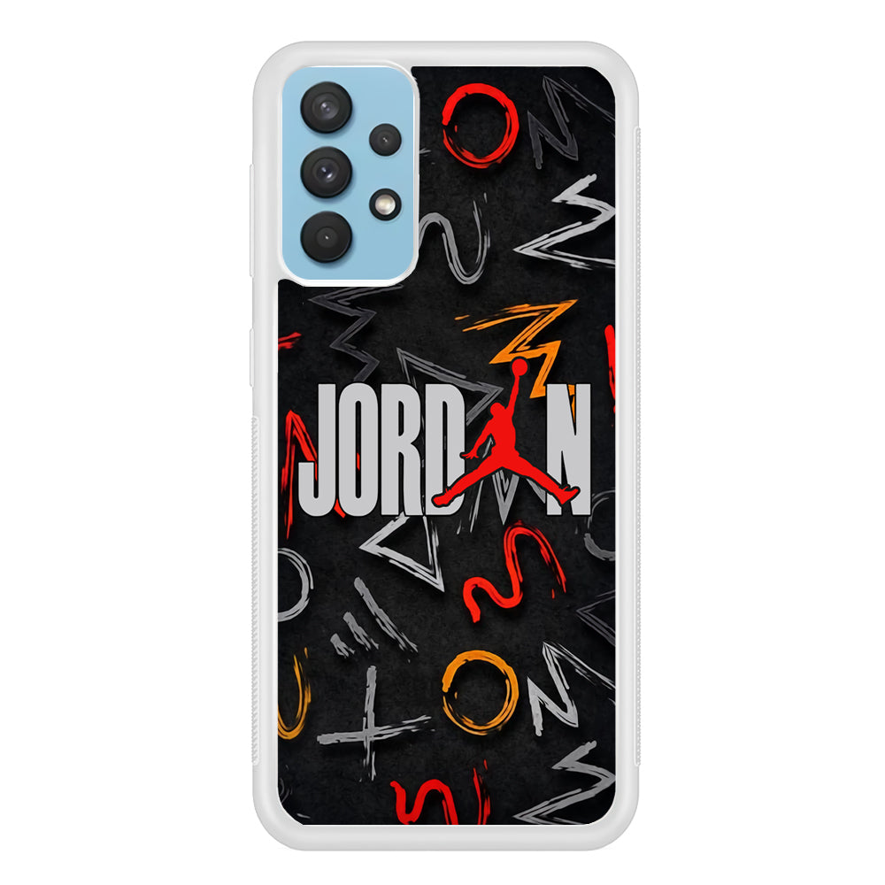 Air Jordan Mix Shape Samsung Galaxy A32 Case