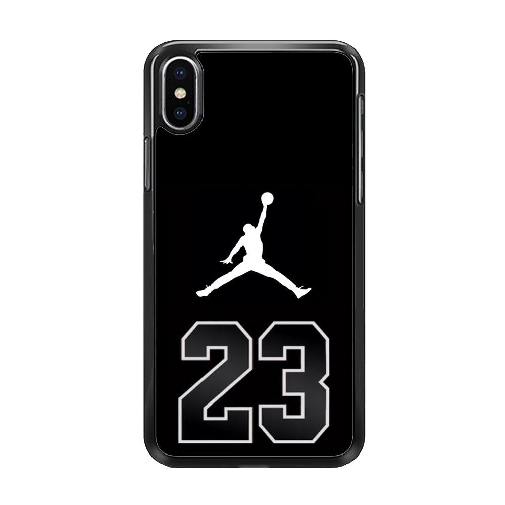 Air Jordan Number Icon Black iPhone Xs Max Case