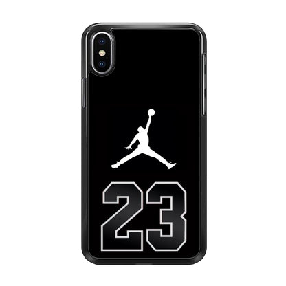 Air Jordan Number Icon Black iPhone Xs Max Case