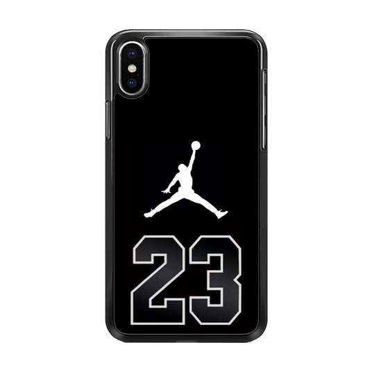 Air Jordan Number Icon Black iPhone Xs Max Case