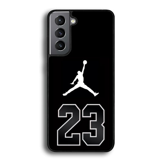 Air Jordan Number Icon Black  Samsung Galaxy S21 Plus Case - Ezzystore