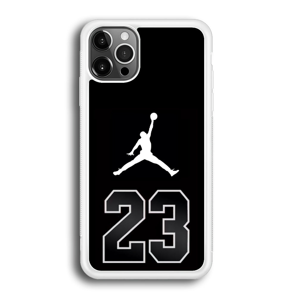 Air Jordan Number Icon Black iPhone 12 Pro Max Case