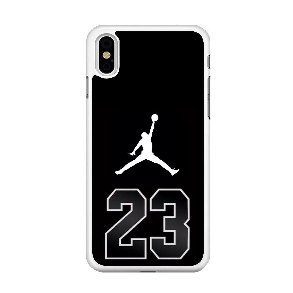 Air Jordan Number Icon Black iPhone Xs Max Case