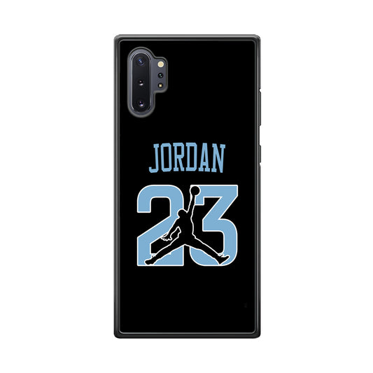 Air Jordan Number Icon Sky Blue Samsung Galaxy Note 10 Plus Case