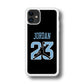 Air Jordan Number Icon Sky Blue iPhone 11 Case