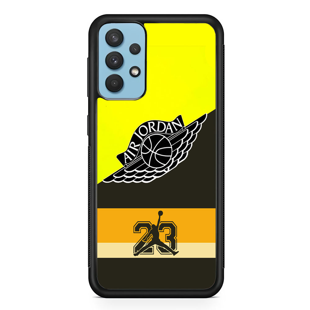 Air Jordan Number Pride Symbol Samsung Galaxy A32 Case