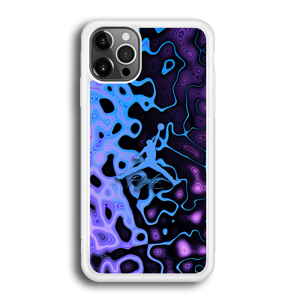 Air Jordan Purple Liquid iPhone 12 Pro Max Case