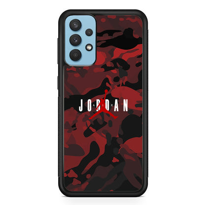 Air Jordan Red Lunar Eclipse Samsung Galaxy A32 Case