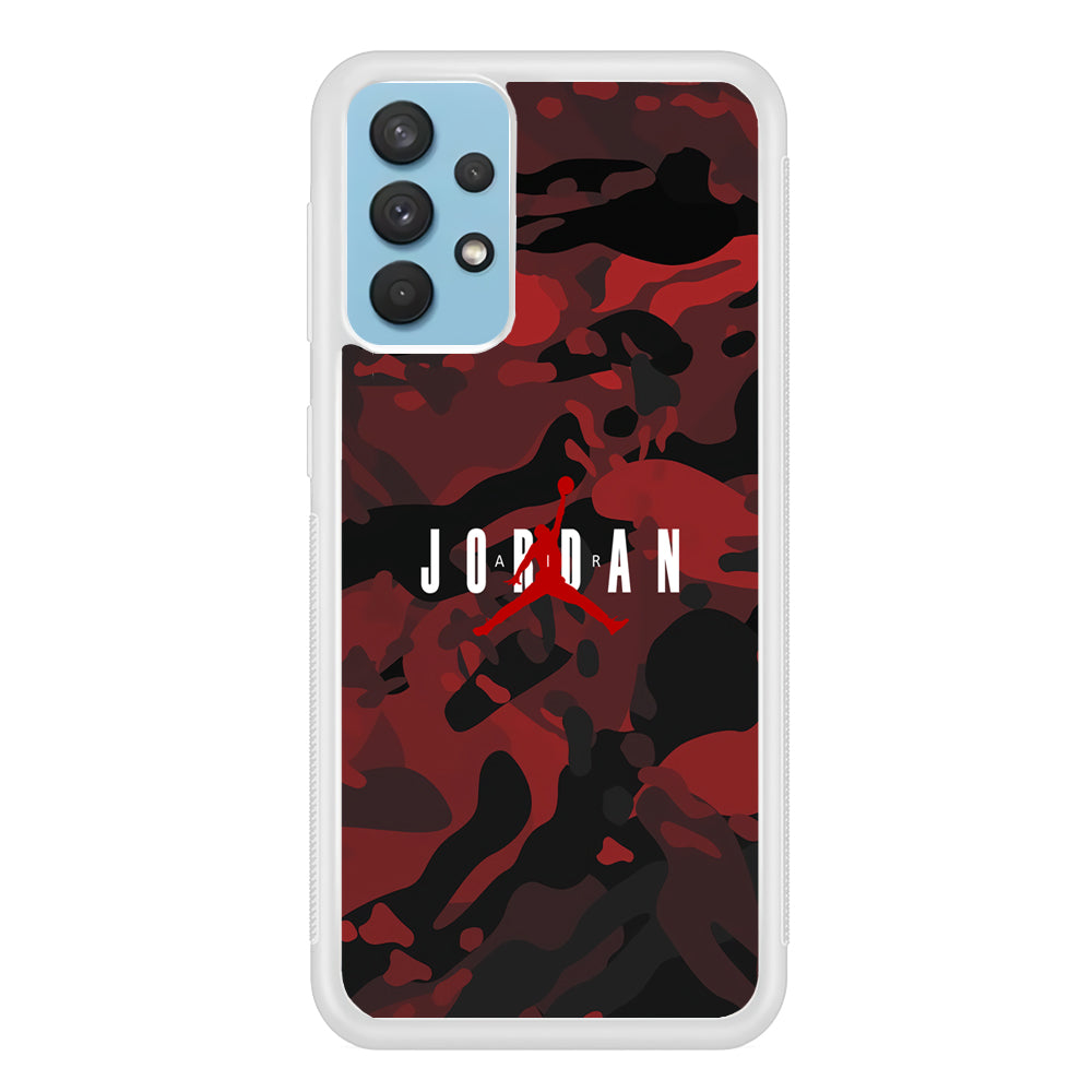 Air Jordan Red Lunar Eclipse Samsung Galaxy A32 Case