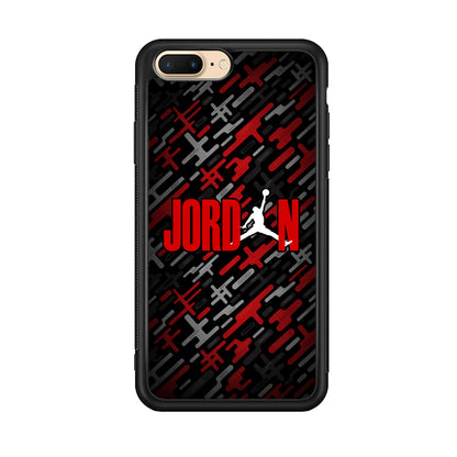 Air Jordan Red Shape Abstract iPhone 7 Plus Case