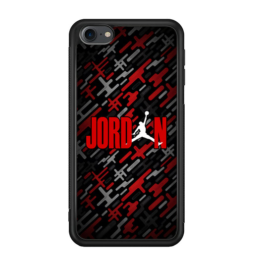 Air Jordan Red Shape Abstract iPod Touch 6 Case - Ezzystore
