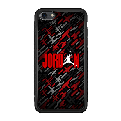 Air Jordan Red Shape Abstract iPhone 8 Case