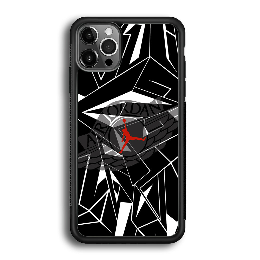 Air Jordan Red Shine iPhone 12 Pro Max Case