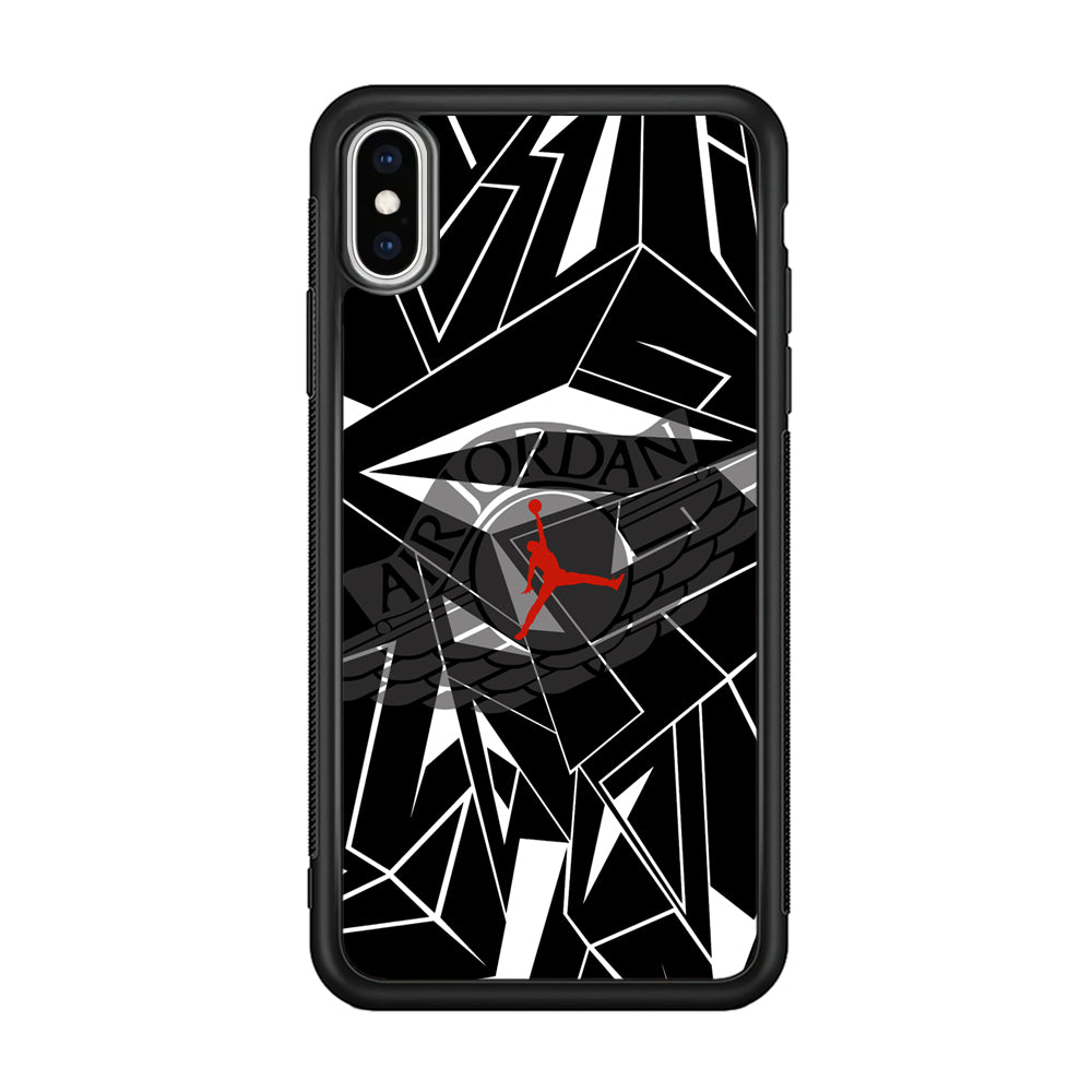 Air Jordan Red Shine iPhone Xs Max Case