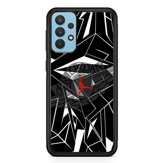 Air Jordan Red Shine Samsung Galaxy A32 Case