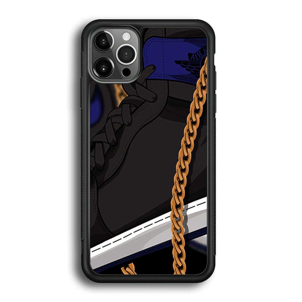 Air Jordan Shoes Grey iPhone 12 Pro Max Case