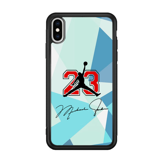 Air Jordan Signature Of Number iPhone XS Case