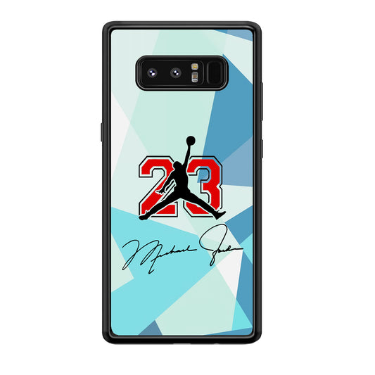 Air Jordan Signature Of Number Samsung Galaxy Note 8 Case