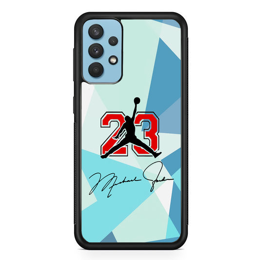 Air Jordan Signature Of Number Samsung Galaxy A32 Case