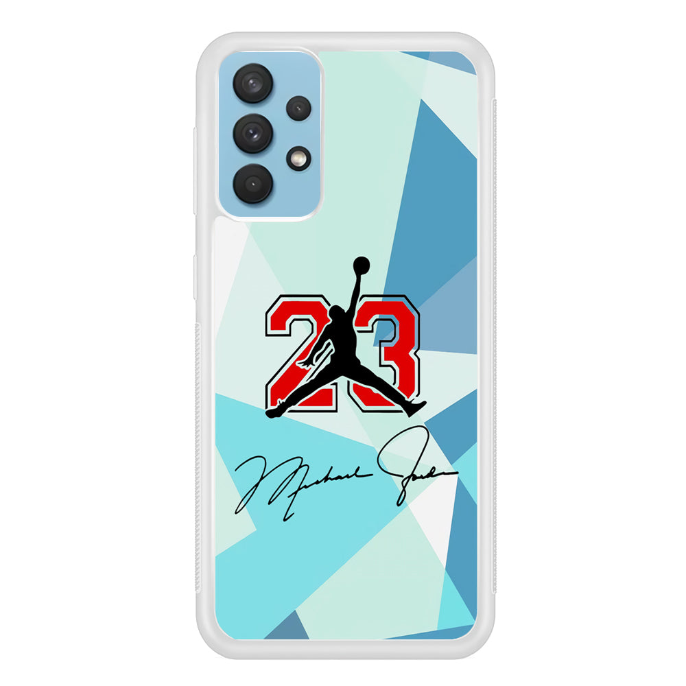 Air Jordan Signature Of Number Samsung Galaxy A32 Case