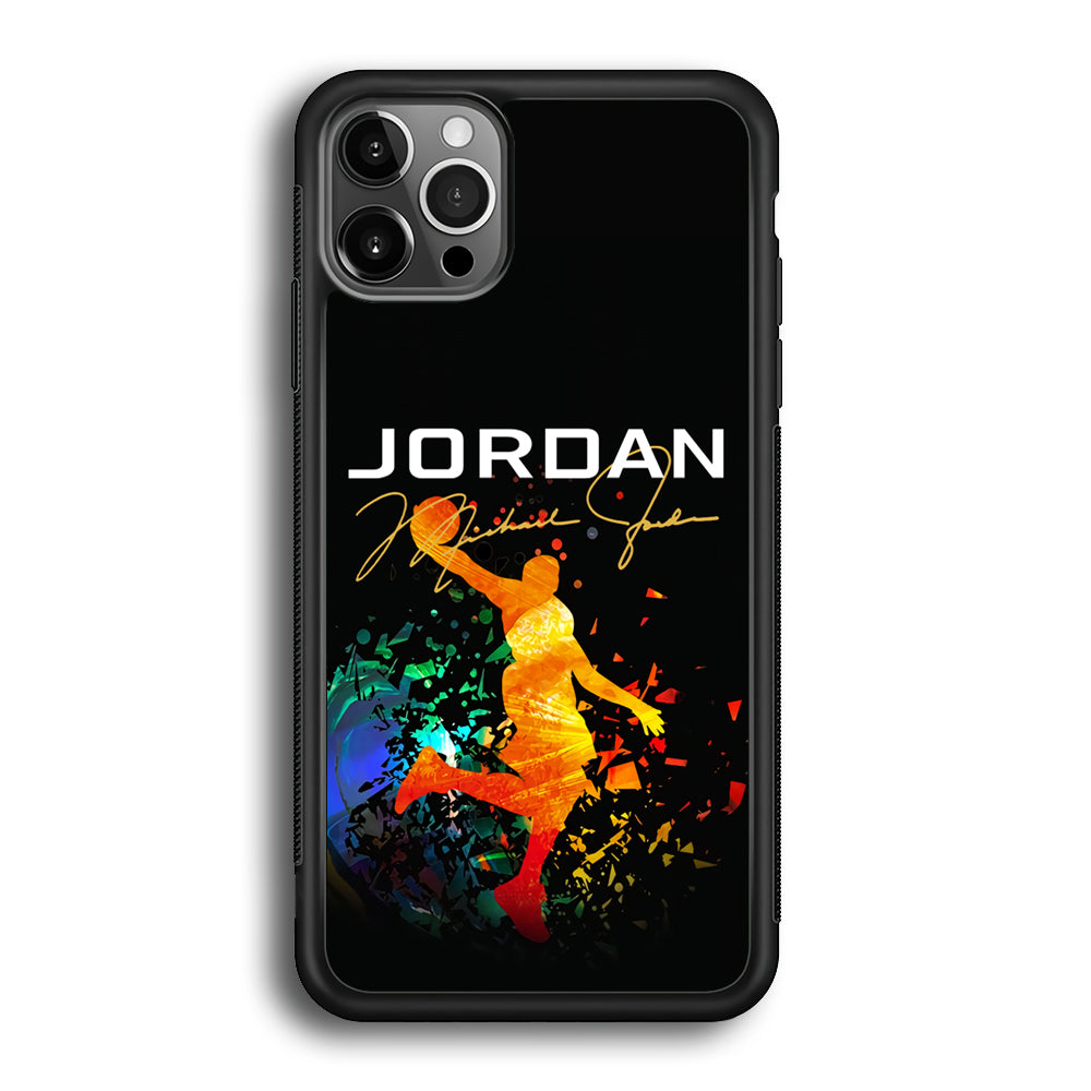Air Jordan Slam Dunk Style Signature iPhone 12 Pro Max Case