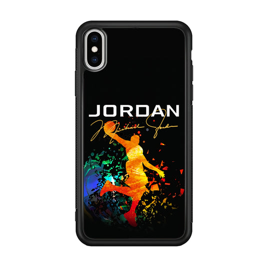Air Jordan Slam Dunk Style Signature iPhone X Case