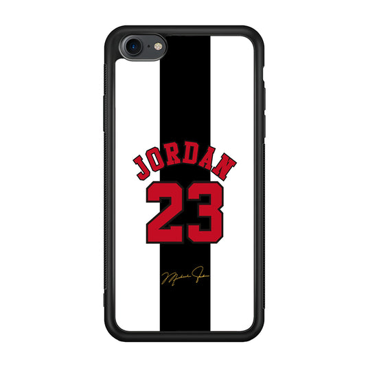Air Jordan Stripe Black Number iPhone 7 Case