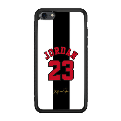 Air Jordan Stripe Black Number iPhone 8 Case