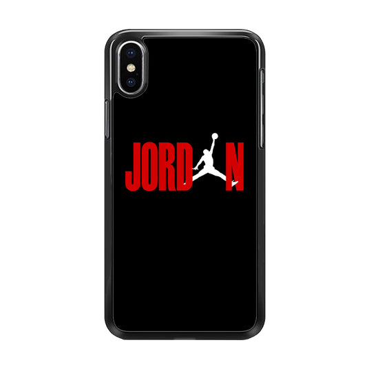 Air Jordan Word Icon iPhone X Case