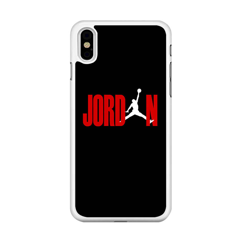 Air Jordan Word Icon iPhone X Case