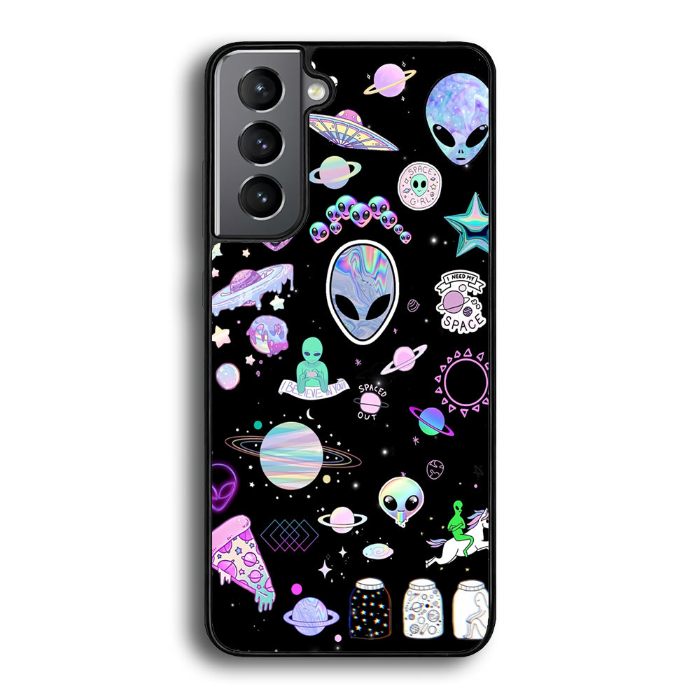 Alien Aesthetic Samsung Galaxy S21 Plus Case - Ezzystore