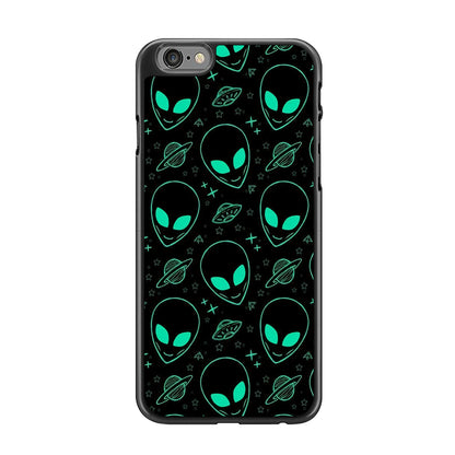 Alien Green Doodle iPhone 6 Plus | 6s Plus Case
