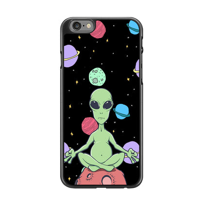 Alien Yoga Style On Space iPhone 6 Plus | 6s Plus Case