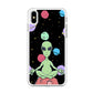 Alien Yoga Style On Space  iPhone Xs Max Case